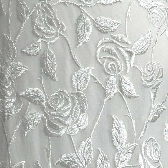 LULUS Precious Romance White Embroidered Off-the-Shoulder Maxi Dress-Size 8 - Picture 9 of 10